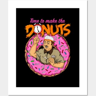 Time To Make The Donuts - Funny Vintage Retro 80'S Posters and Art